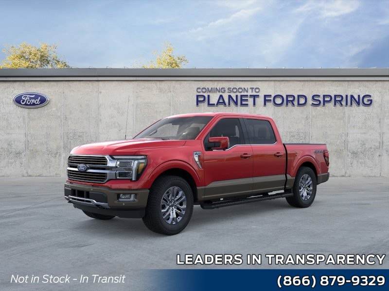 2026 Ford F-150 King Ranch Ruby Red Metallic Tinted Clearcoat at Planet Ford