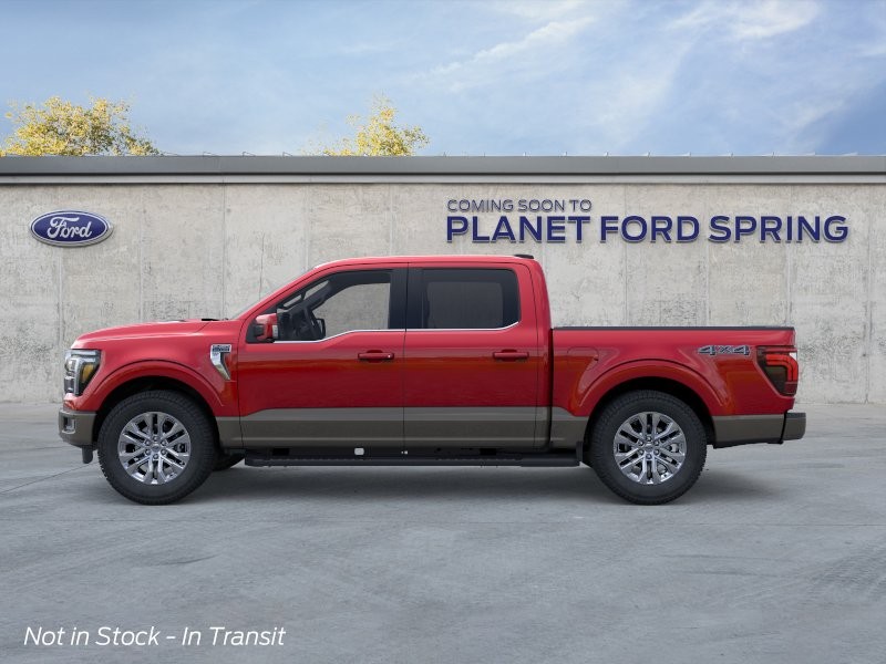 2026 Ford F-150 King Ranch Ruby Red Metallic Tinted Clearcoat at Planet Ford