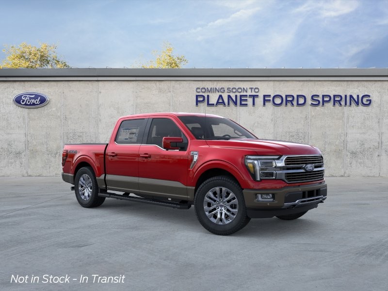 2026 Ford F-150 King Ranch Ruby Red Metallic Tinted Clearcoat at Planet Ford