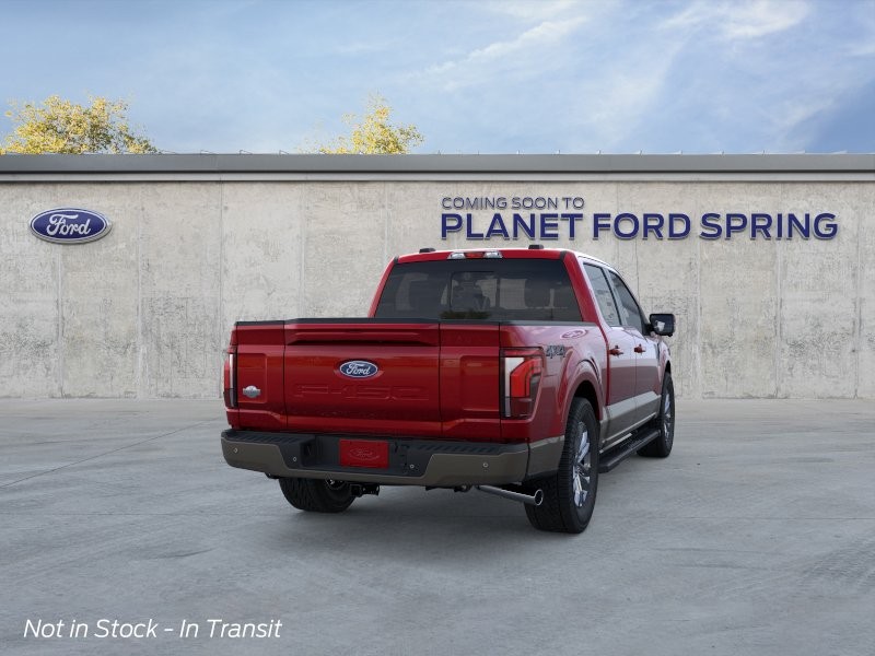 2026 Ford F-150 King Ranch Ruby Red Metallic Tinted Clearcoat at Planet Ford