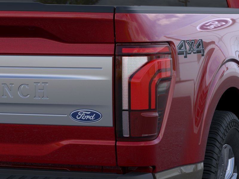 2026 Ford F-150 King Ranch Ruby Red Metallic Tinted Clearcoat at Planet Ford