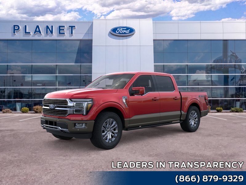 2026 Ford F-150 King Ranch Ruby Red Metallic Tinted Clearcoat at Planet Ford