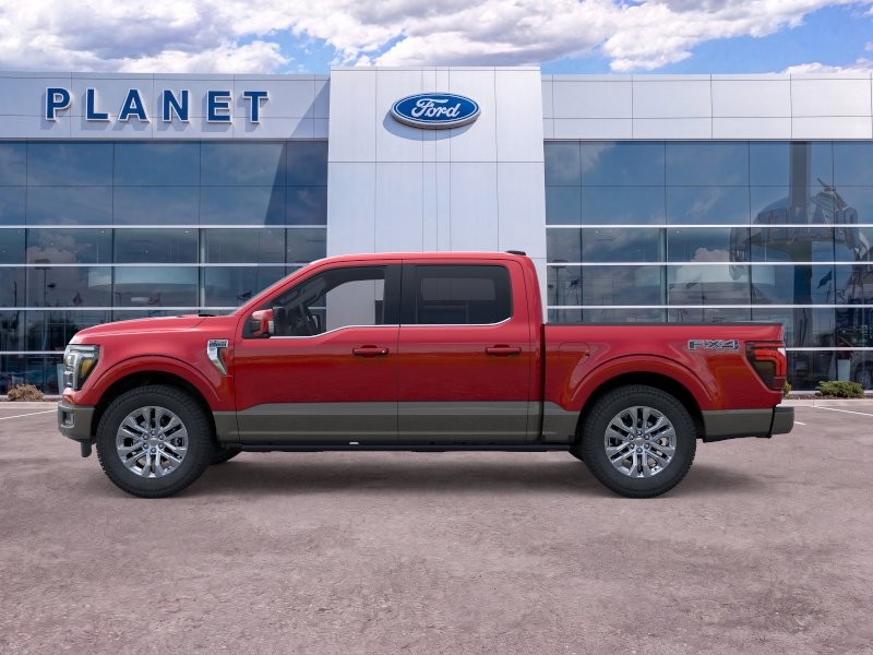 2026 Ford F-150 King Ranch Ruby Red Metallic Tinted Clearcoat at Planet Ford