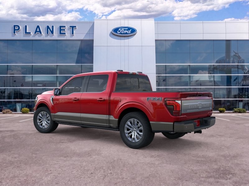 2026 Ford F-150 King Ranch Ruby Red Metallic Tinted Clearcoat at Planet Ford