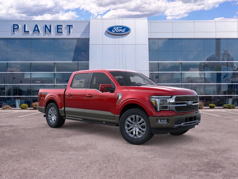 2026 Ford F-150 King Ranch Ruby Red Metallic Tinted Clearcoat at Planet Ford