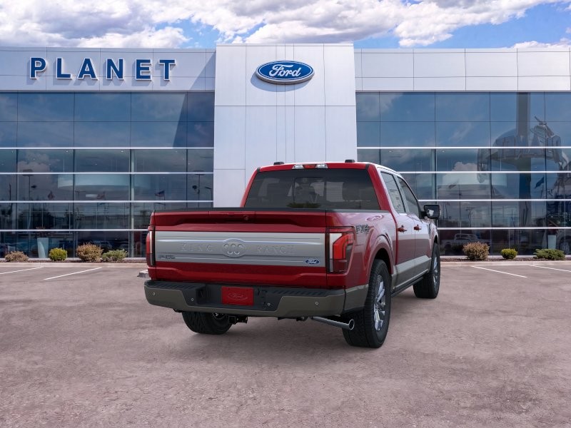 2026 Ford F-150 King Ranch Ruby Red Metallic Tinted Clearcoat at Planet Ford