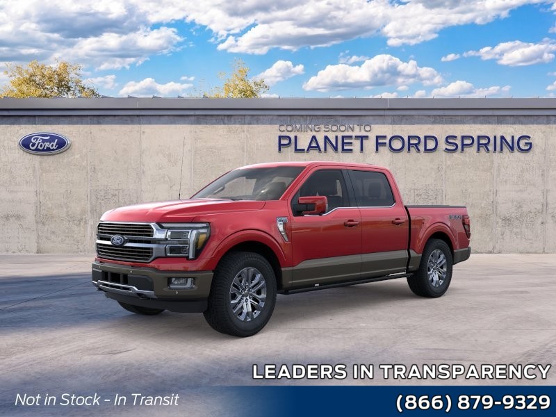 2026 Ford F-150 King Ranch Ruby Red Metallic Tinted Clearcoat at Planet Ford