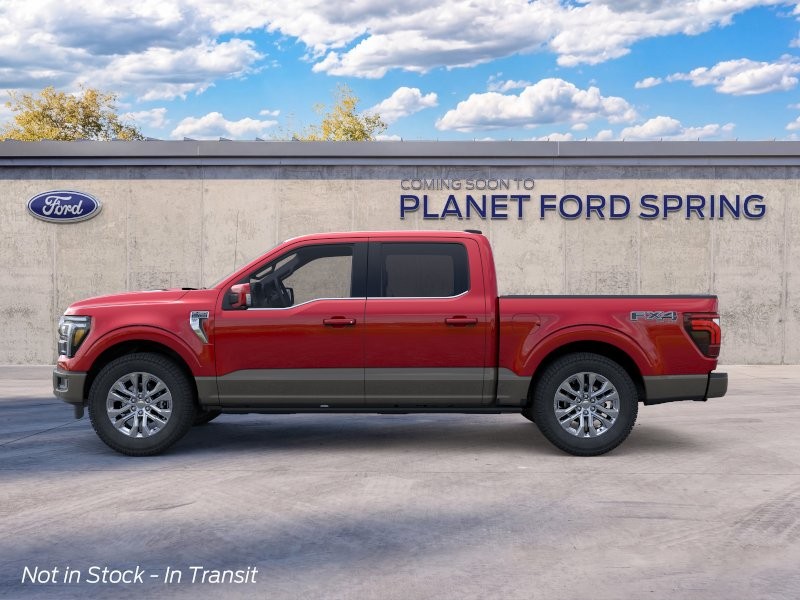 2026 Ford F-150 King Ranch Ruby Red Metallic Tinted Clearcoat at Planet Ford