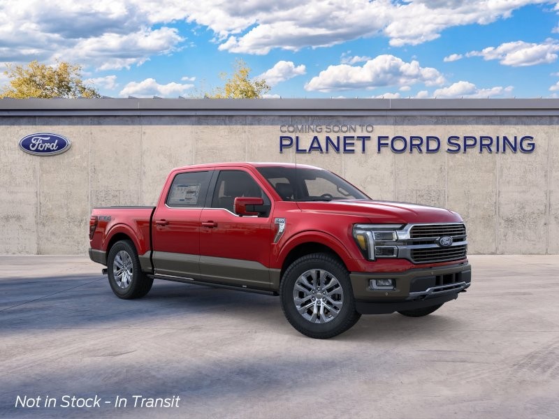 2026 Ford F-150 King Ranch Ruby Red Metallic Tinted Clearcoat at Planet Ford