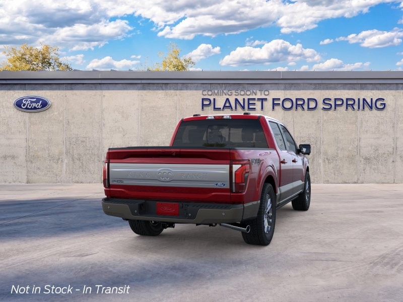 2026 Ford F-150 King Ranch Ruby Red Metallic Tinted Clearcoat at Planet Ford
