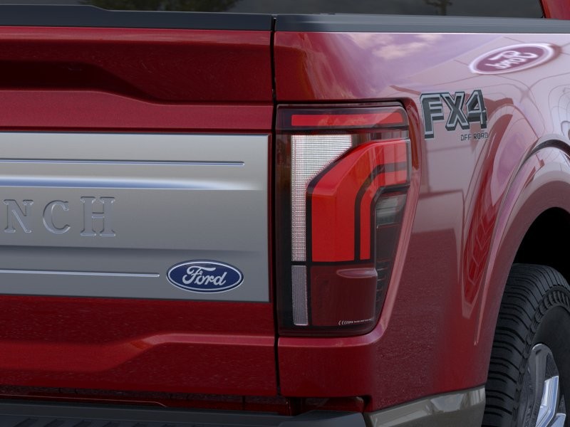 2026 Ford F-150 King Ranch Ruby Red Metallic Tinted Clearcoat at Planet Ford