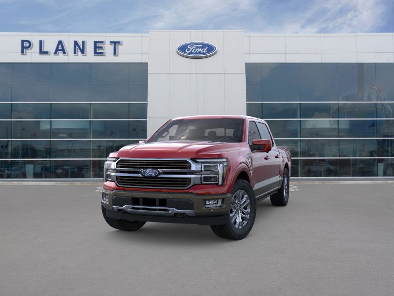 2025 Ford F-150 King Ranch Rapid Red Metallic Tinted Clearcoat at Planet Ford