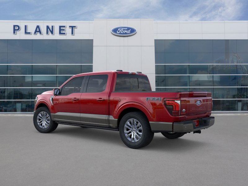 2025 Ford F-150 King Ranch Rapid Red Metallic Tinted Clearcoat at Planet Ford