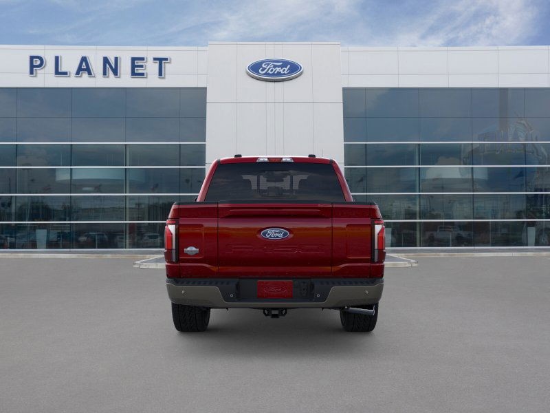 2025 Ford F-150 King Ranch Rapid Red Metallic Tinted Clearcoat at Planet Ford