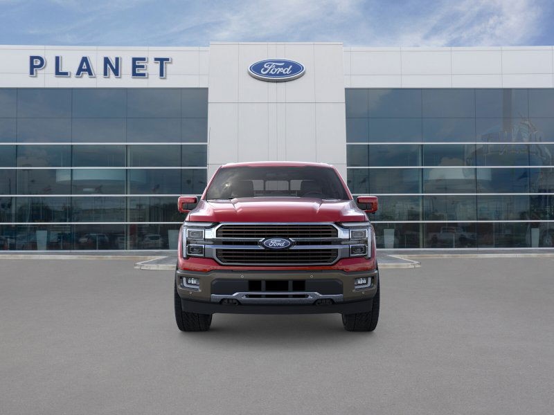 2025 Ford F-150 King Ranch Rapid Red Metallic Tinted Clearcoat at Planet Ford