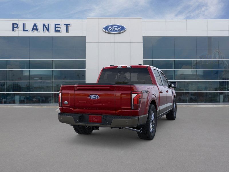 2025 Ford F-150 King Ranch Rapid Red Metallic Tinted Clearcoat at Planet Ford