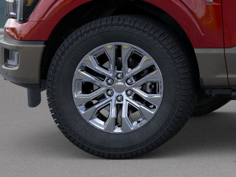 2025 Ford F-150 King Ranch Rapid Red Metallic Tinted Clearcoat at Planet Ford