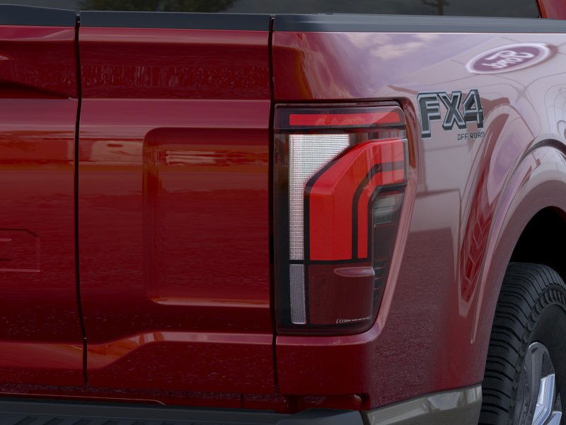 2025 Ford F-150 King Ranch Rapid Red Metallic Tinted Clearcoat at Planet Ford