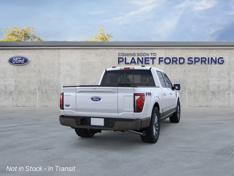 2026 Ford F-150 King Ranch Star White Metallic Tri-Coat at Planet Ford