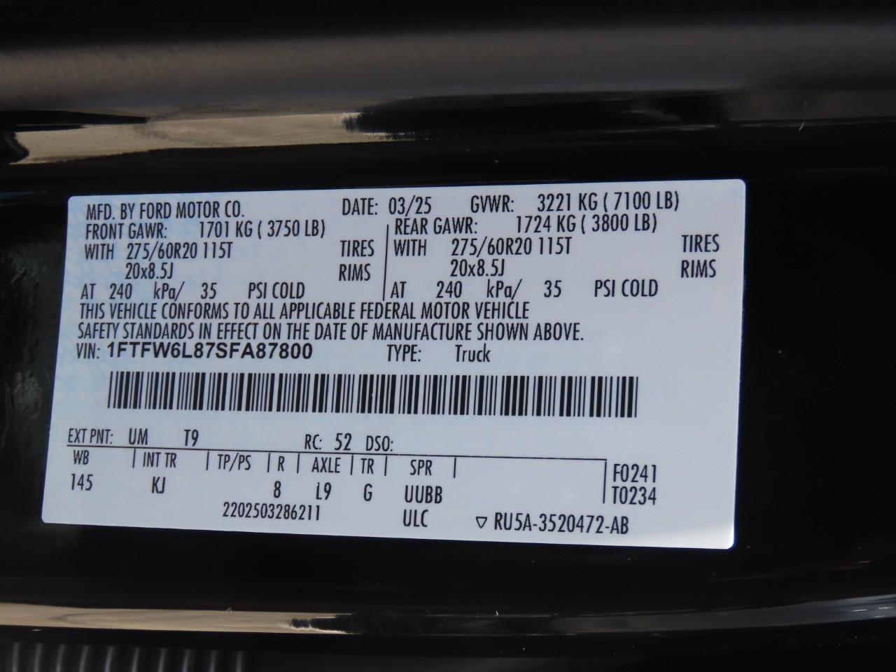 2025 Ford F-150 King Ranch Agate Black Metallic at Planet Ford