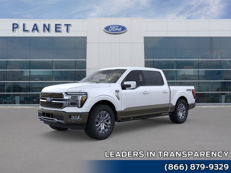 2026 Ford F-150 King Ranch Star White Metallic Tri-Coat at Planet Ford