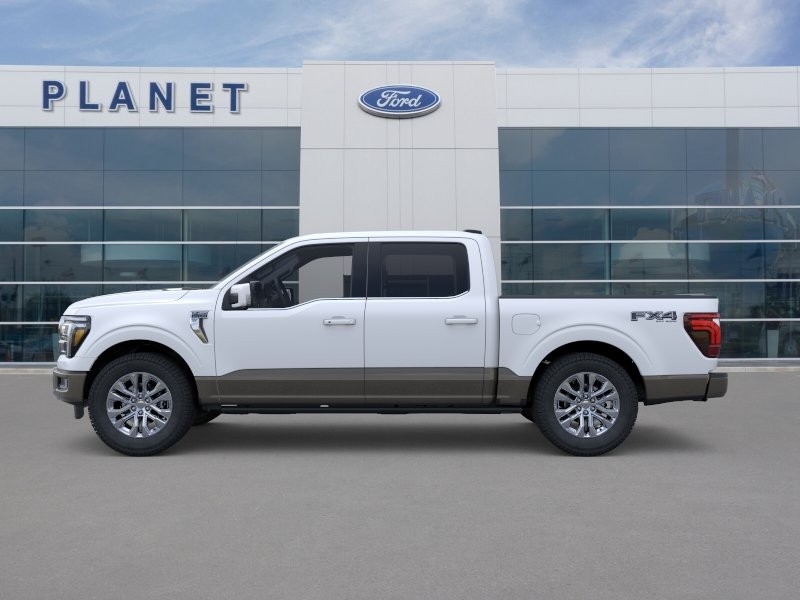 2026 Ford F-150 King Ranch Star White Metallic Tri-Coat at Planet Ford