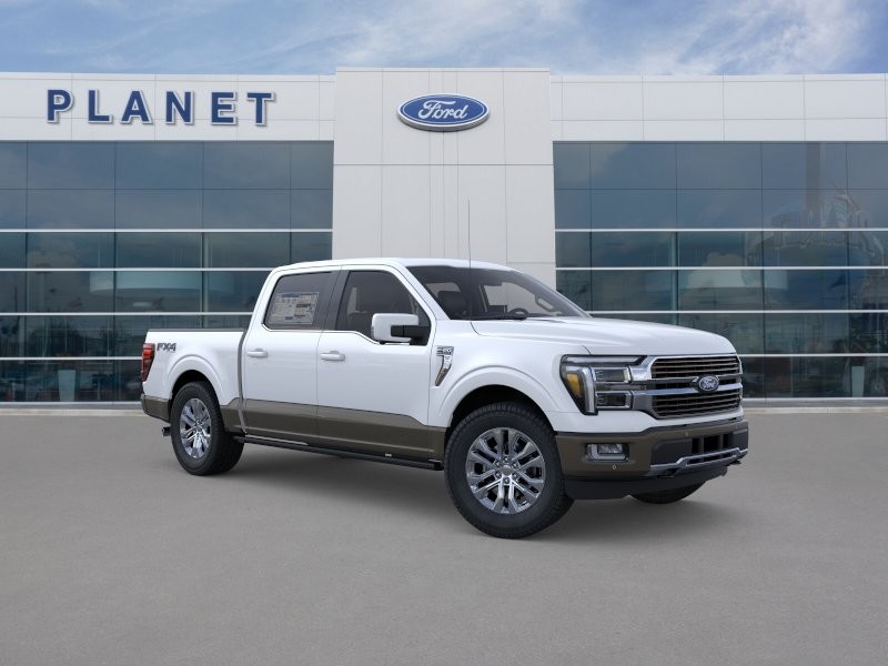 2026 Ford F-150 King Ranch Star White Metallic Tri-Coat at Planet Ford
