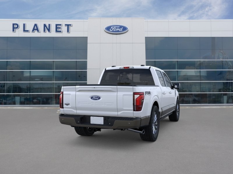 2026 Ford F-150 King Ranch Star White Metallic Tri-Coat at Planet Ford