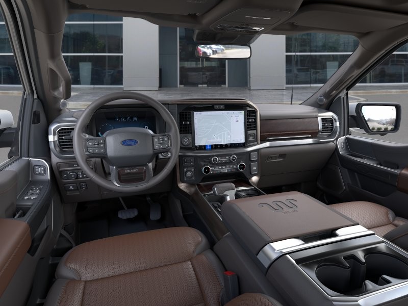 2026 Ford F-150 King Ranch Star White Metallic Tri-Coat at Planet Ford