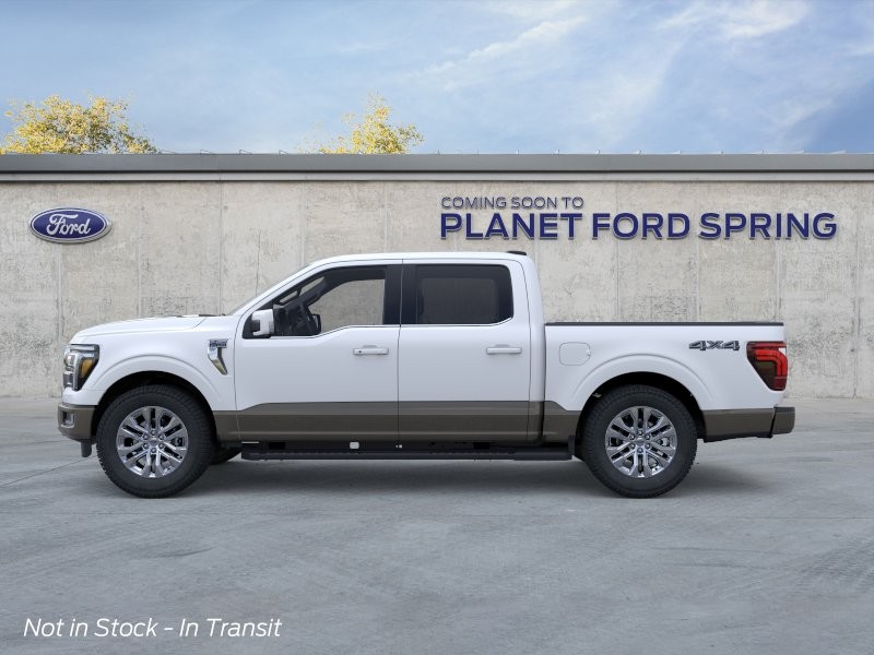 2026 Ford F-150 King Ranch Star White Metallic Tri-Coat at Planet Ford
