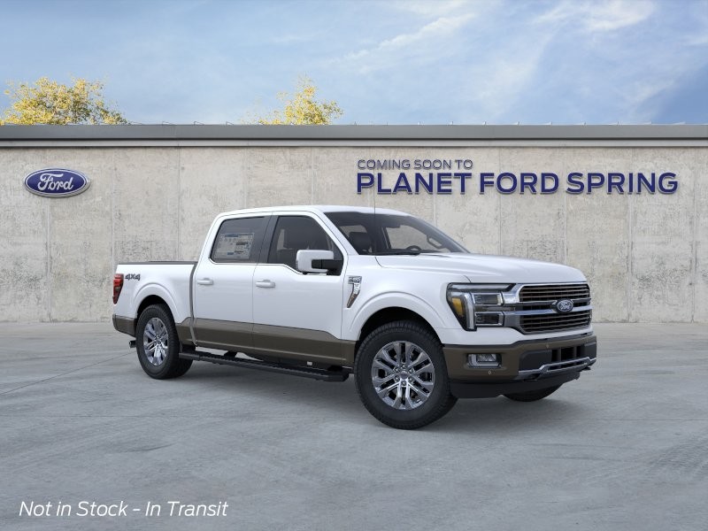 2026 Ford F-150 King Ranch Star White Metallic Tri-Coat at Planet Ford