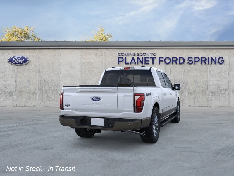 2026 Ford F-150 King Ranch Star White Metallic Tri-Coat at Planet Ford