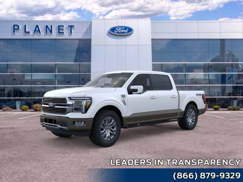 2026 Ford F-150 King Ranch Star White Metallic Tri-Coat at Planet Ford