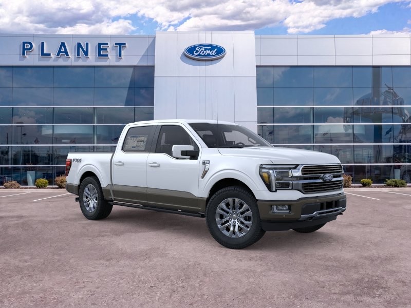 2026 Ford F-150 King Ranch Star White Metallic Tri-Coat at Planet Ford