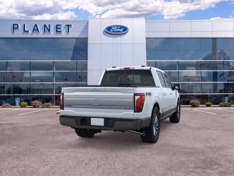 2026 Ford F-150 King Ranch Star White Metallic Tri-Coat at Planet Ford