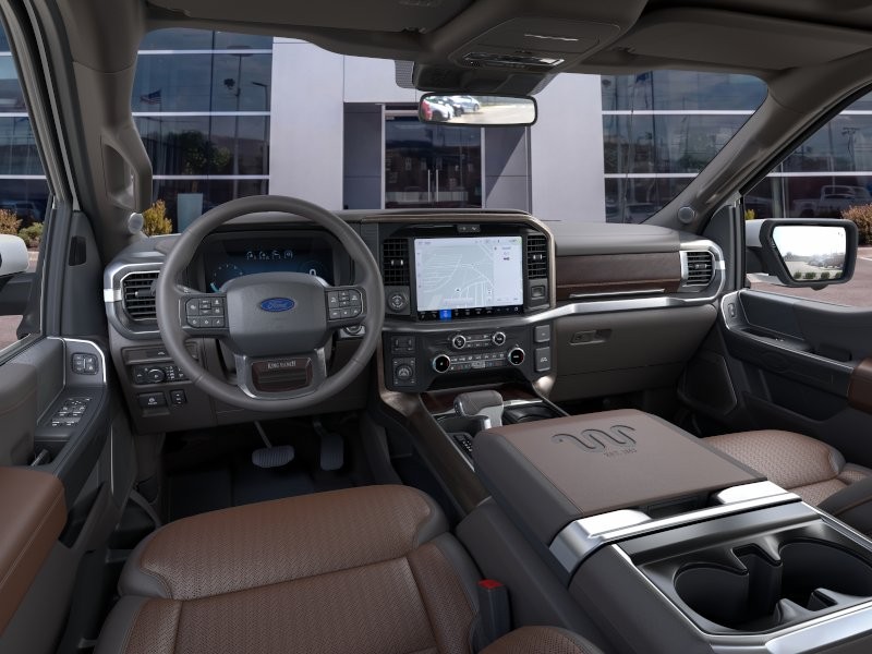 2026 Ford F-150 King Ranch Star White Metallic Tri-Coat at Planet Ford