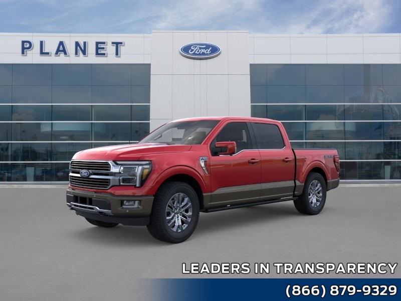 Ruby Red Metallic Tinted Clearcoat 2026 Ford F-150 King Ranch SuperCrew 4WD Pickup Truck Four-Wheel Drive Automatic
