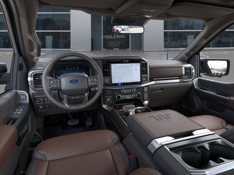 2025 Ford F-150 King Ranch Agate Black Metallic at Planet Ford