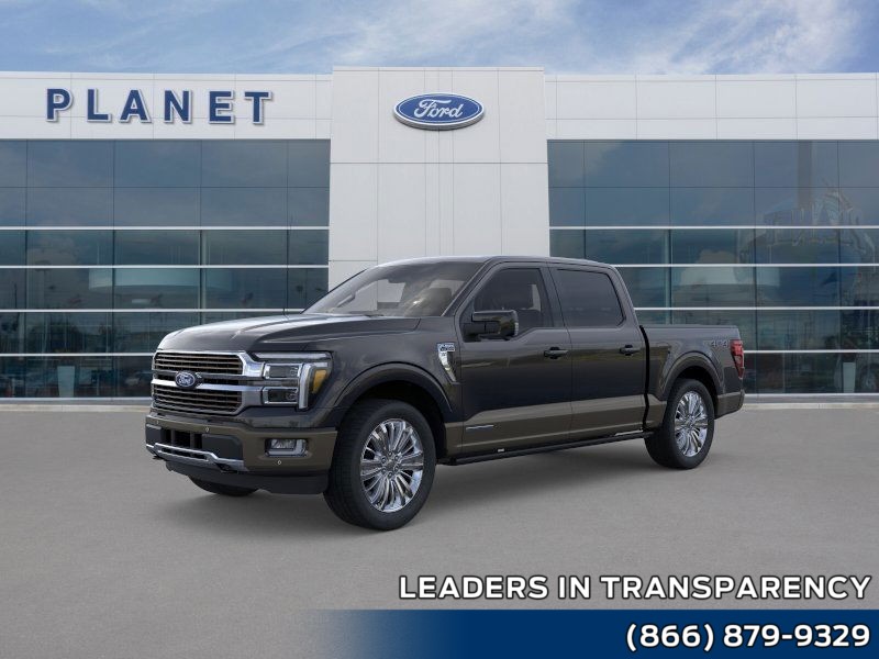 2025 Ford F-150 King Ranch Agate Black Metallic at Planet Ford