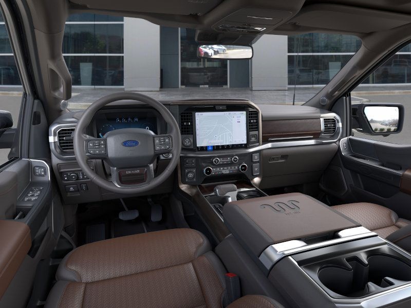 2025 Ford F-150 King Ranch Agate Black Metallic at Planet Ford