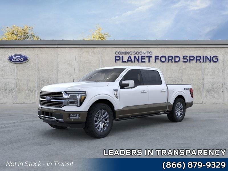 2026 Ford F-150 King Ranch Star White Metallic Tri-Coat at Planet Ford