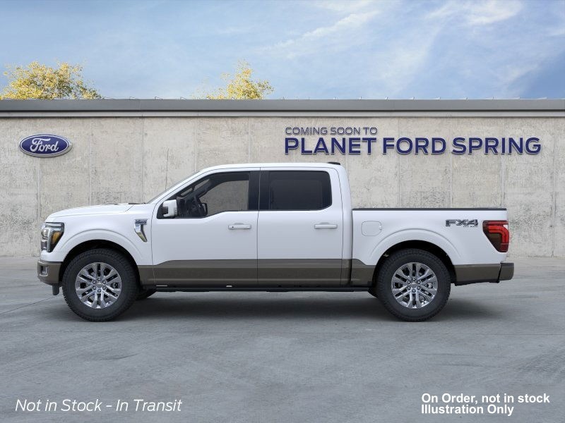 2026 Ford F-150 King Ranch Star White Metallic Tri-Coat at Planet Ford