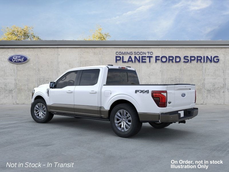 2026 Ford F-150 King Ranch Star White Metallic Tri-Coat at Planet Ford