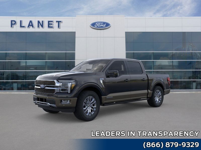 2025 Ford F-150 King Ranch Agate Black Metallic at Planet Ford