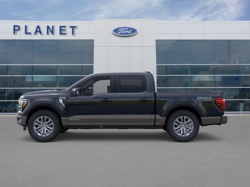 2025 Ford F-150 King Ranch Agate Black Metallic at Planet Ford