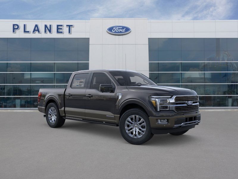2025 Ford F-150 King Ranch Agate Black Metallic at Planet Ford