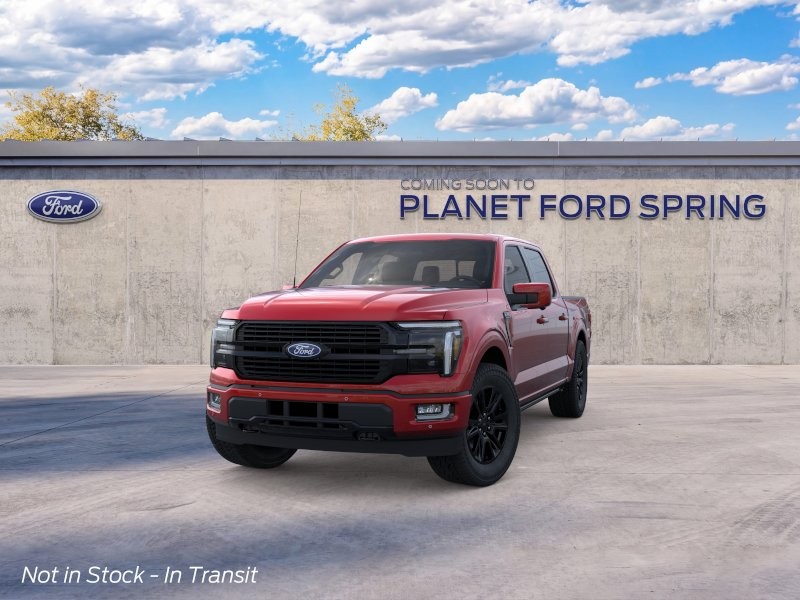 2026 Ford F-150 Platinum Ruby Red Metallic Tinted Clearcoat at Planet Ford