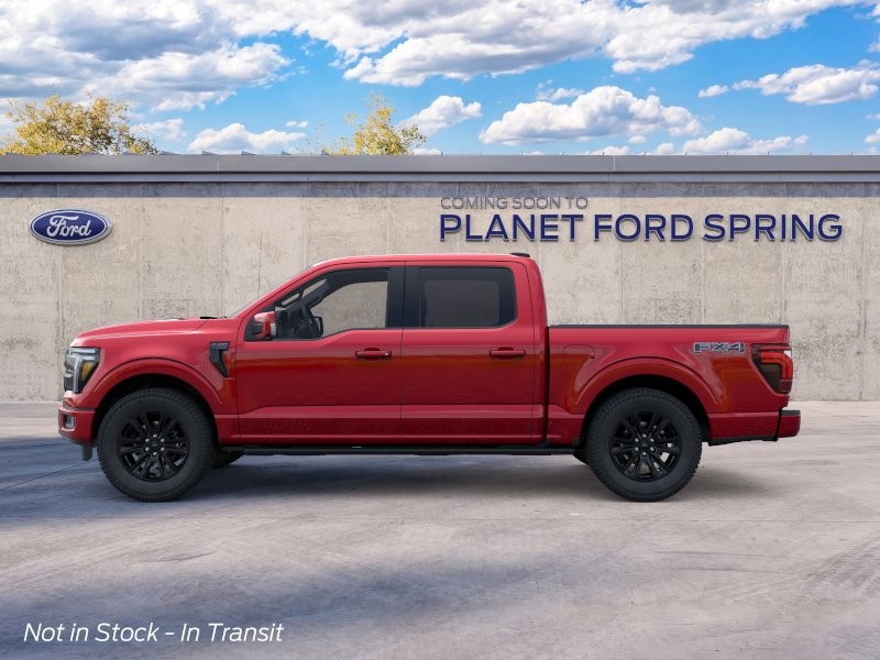 2026 Ford F-150 Platinum Ruby Red Metallic Tinted Clearcoat at Planet Ford
