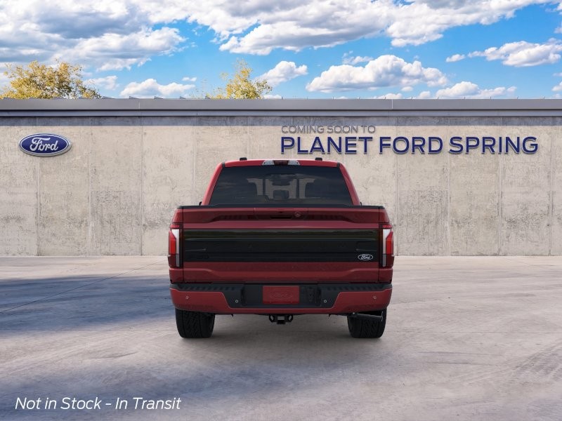 2026 Ford F-150 Platinum Ruby Red Metallic Tinted Clearcoat at Planet Ford