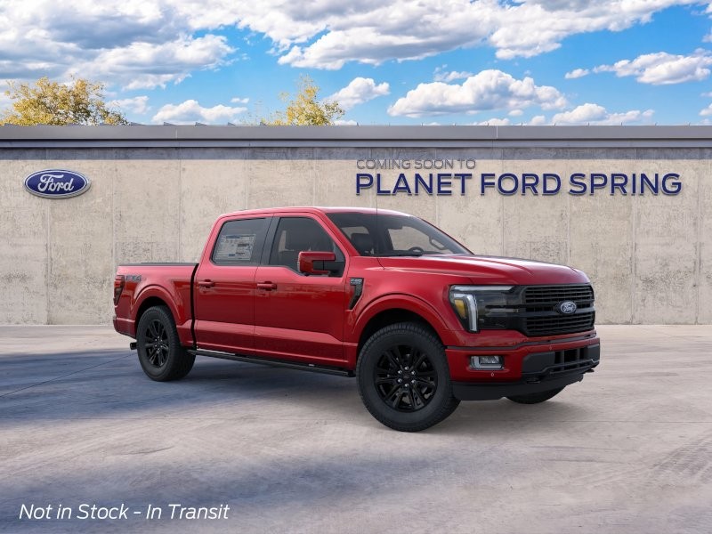 2026 Ford F-150 Platinum Ruby Red Metallic Tinted Clearcoat at Planet Ford
